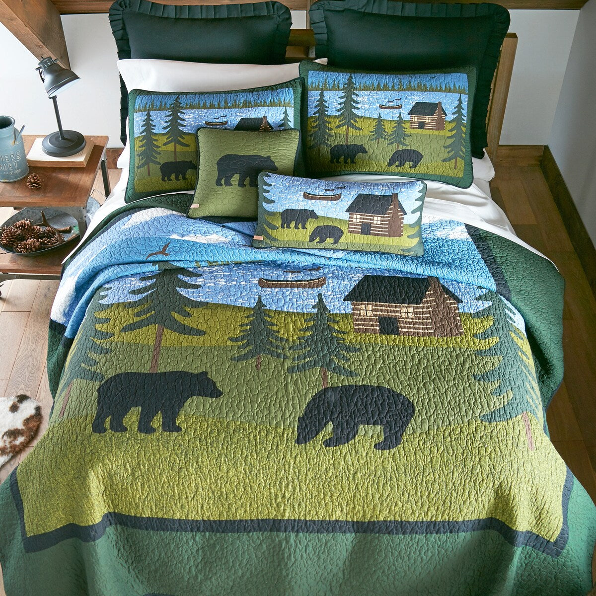 Donna Sharp Bear River Square Decorative Pillow