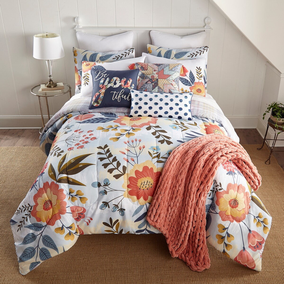 Donna Sharp Coral Crush 3-PC Comforter Set