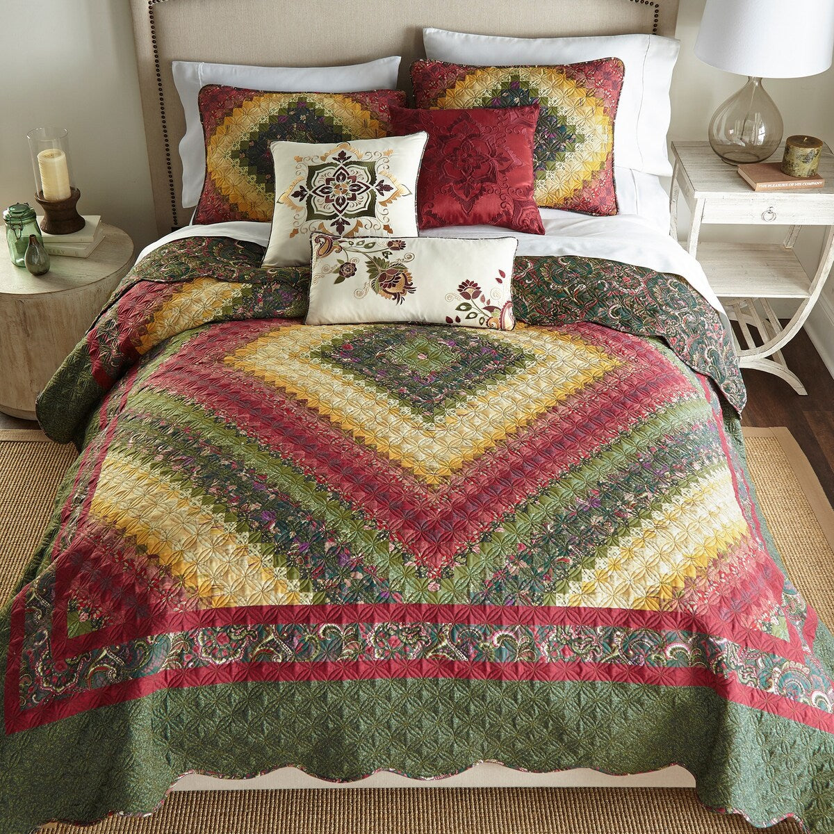 Donna Sharp Spice Postage Stamp UCC Rectangle Decorative Pillow