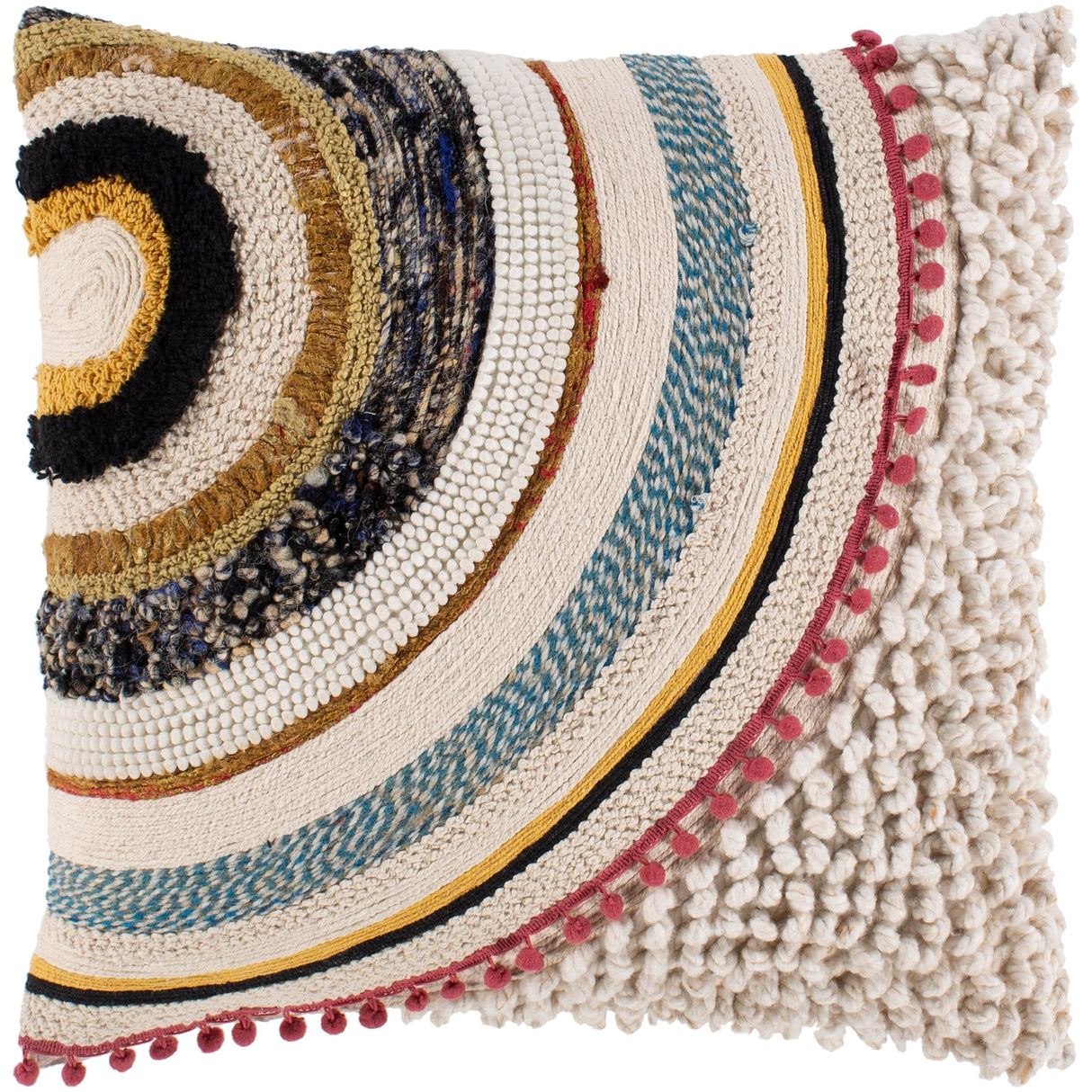 Artistic Weavers Donnan Embroidered Boho 20-inch Throw Pillow