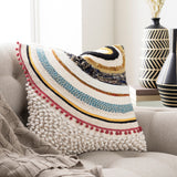 Artistic Weavers Donnan Embroidered Boho 20-inch Throw Pillow