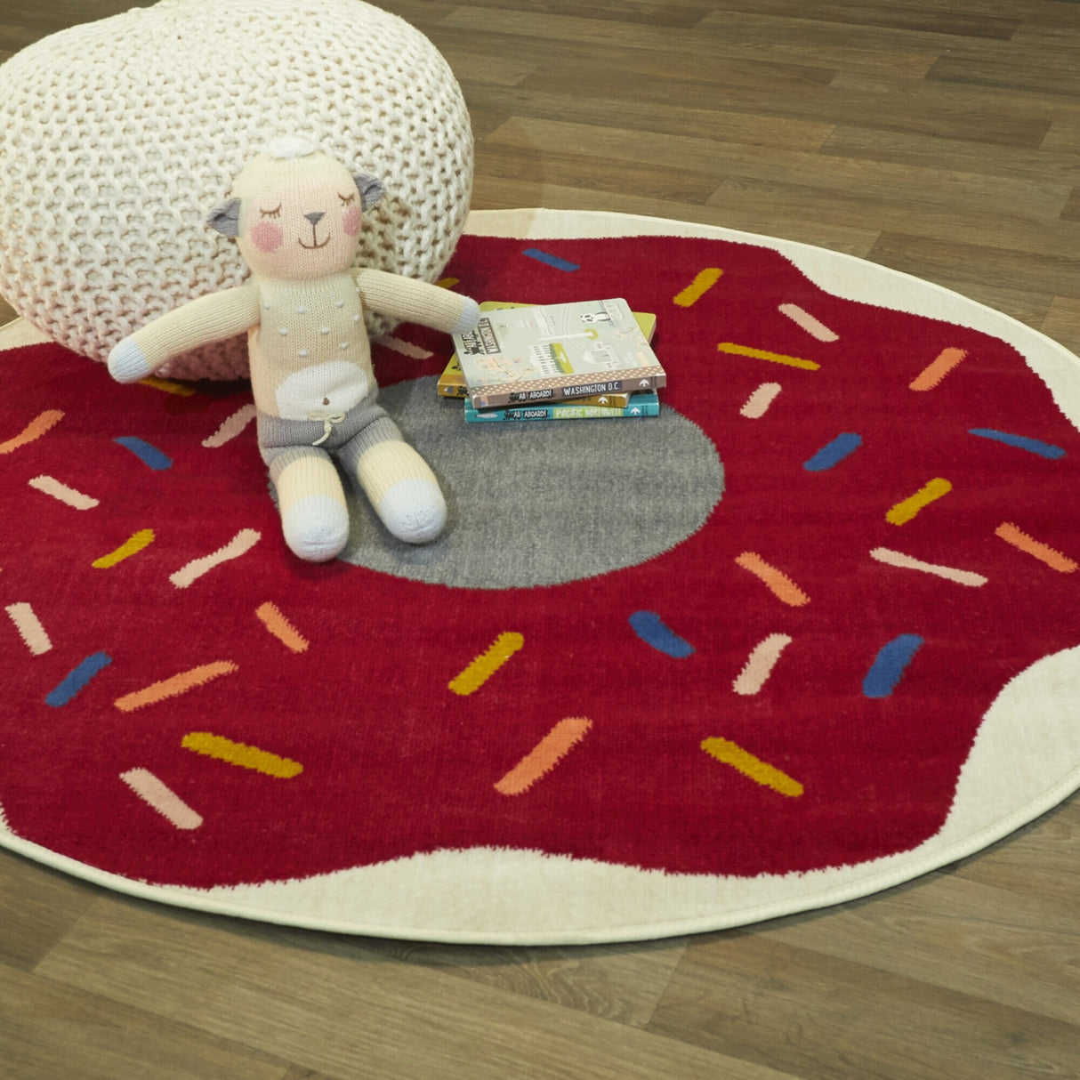 Mod-Tod Donut Kids Area Rug