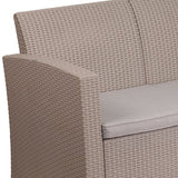 Doon 67.5'' Wide Outdoor Wicker Patio Sofa