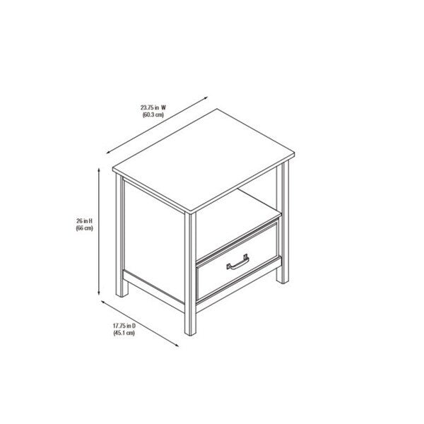 Avenue Greene Ivy Mocha Nightstand