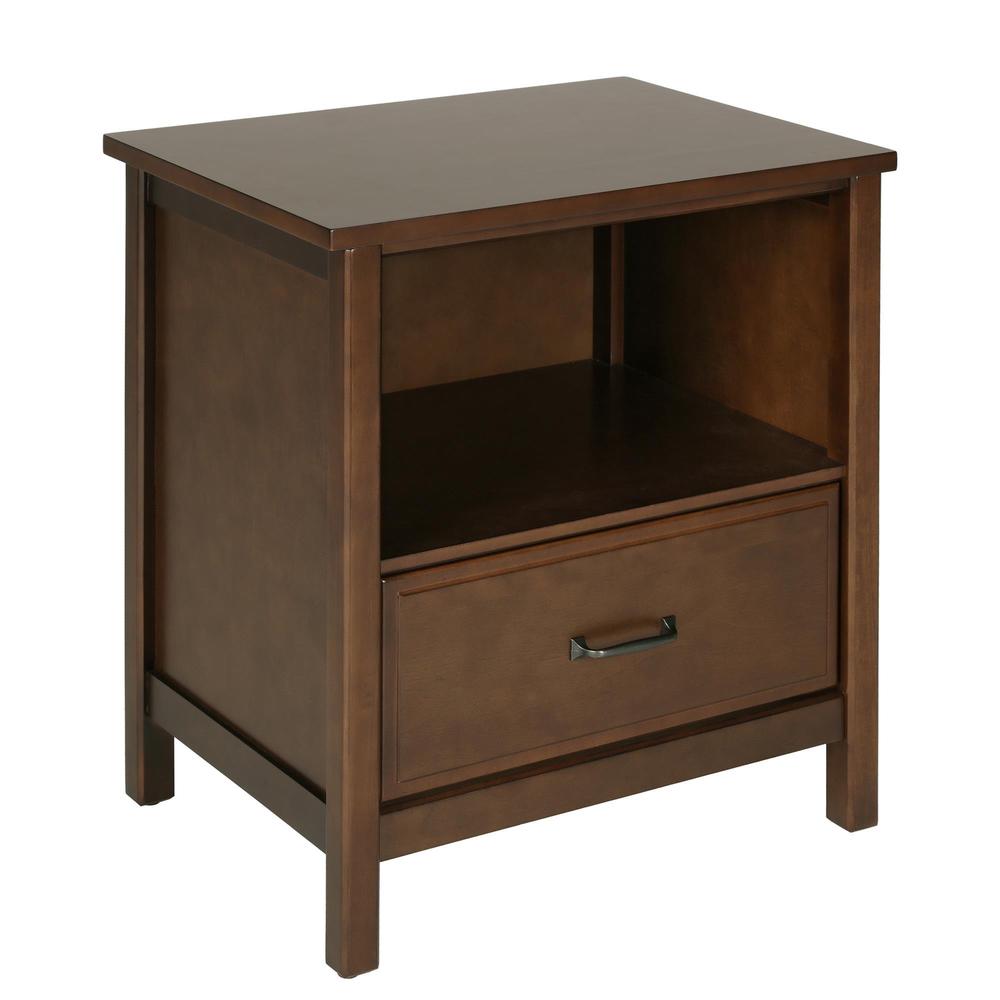 Avenue Greene Ivy Mocha Nightstand