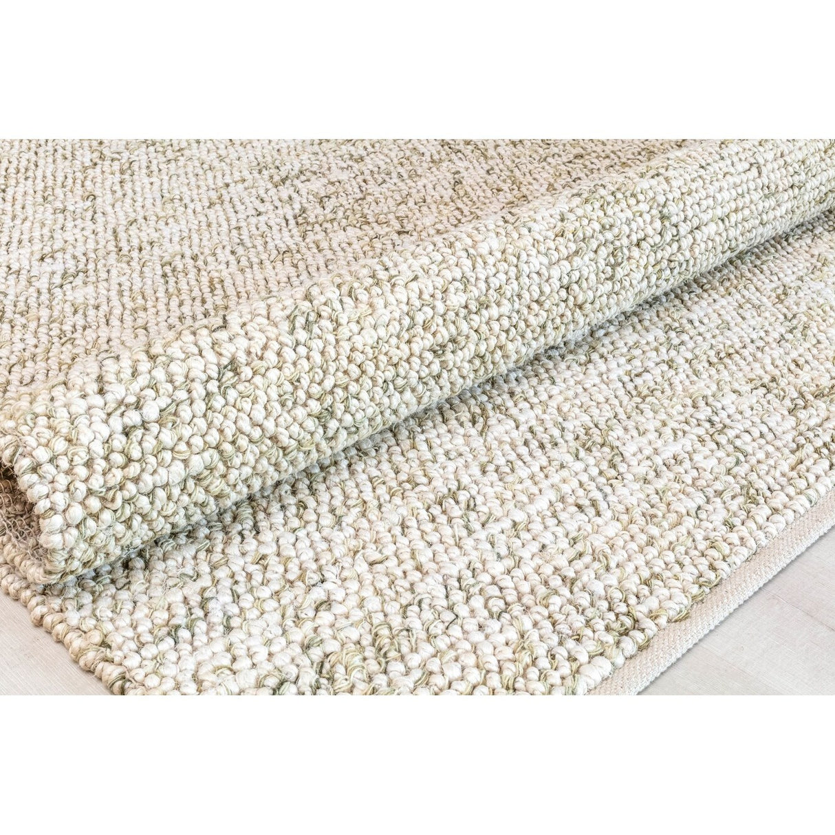 Dorian Farmhouse Solid Sage Green Area Rug BY Rugs America