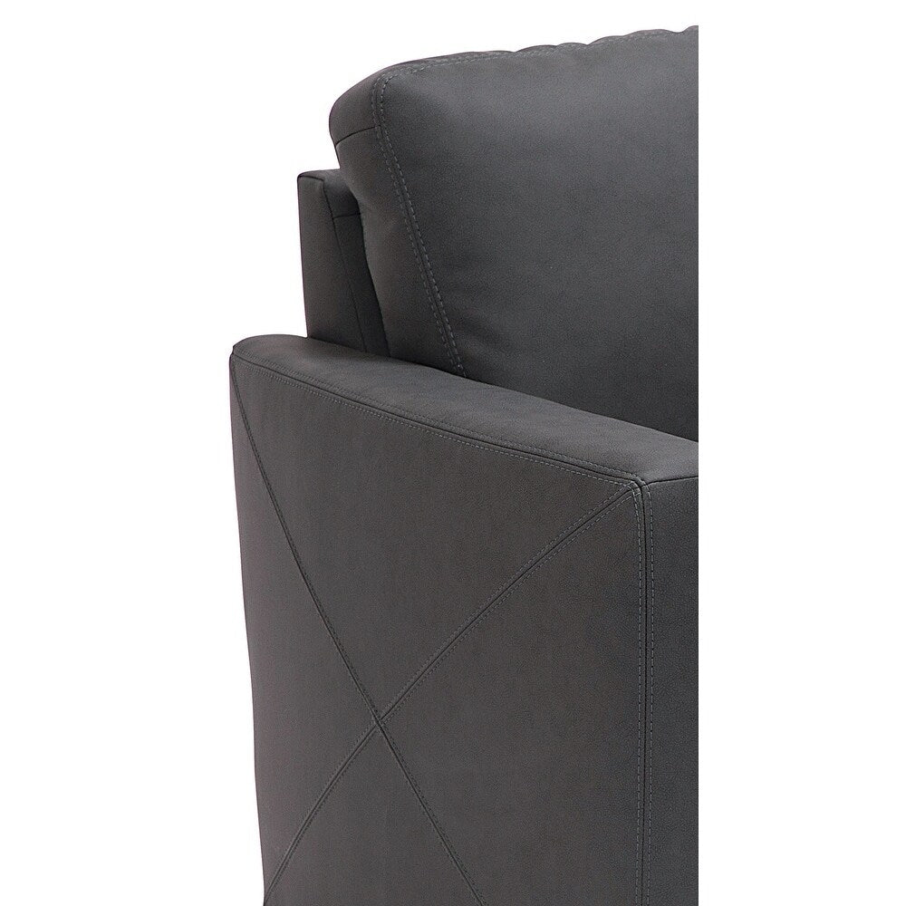 Dossier Faux Suede Loveseat