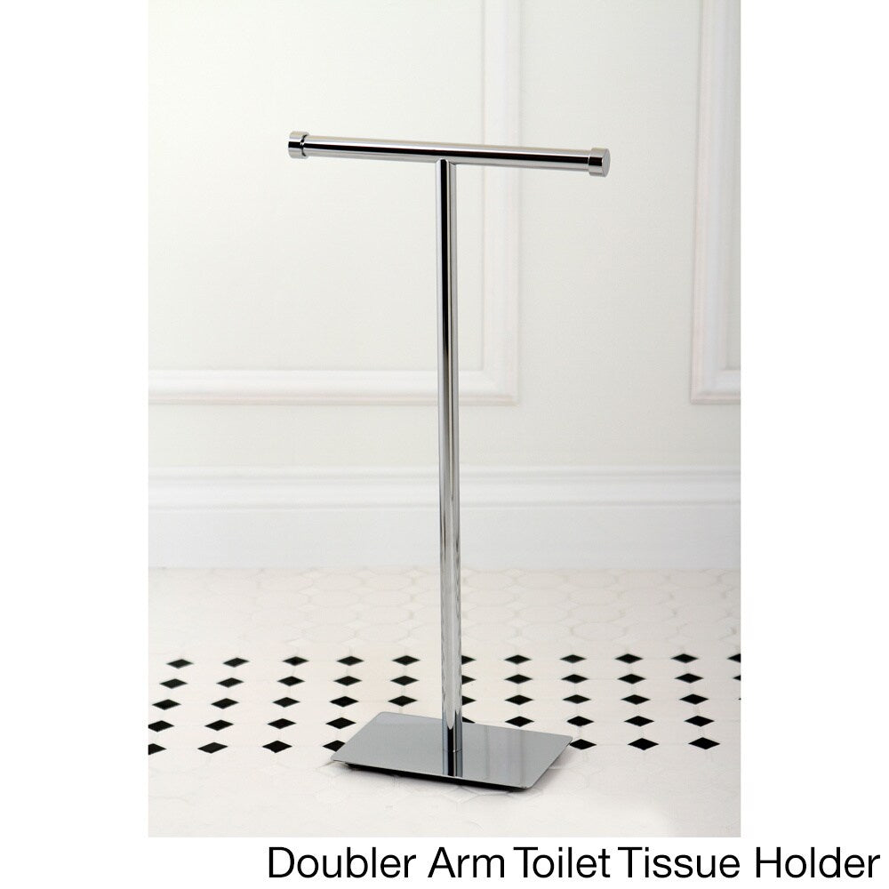 Modern Freestanding Polished Chrome Bathroom Accessories