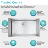 Double Bowl Undermount Stainless Steel Kitchen Sink with Faucet