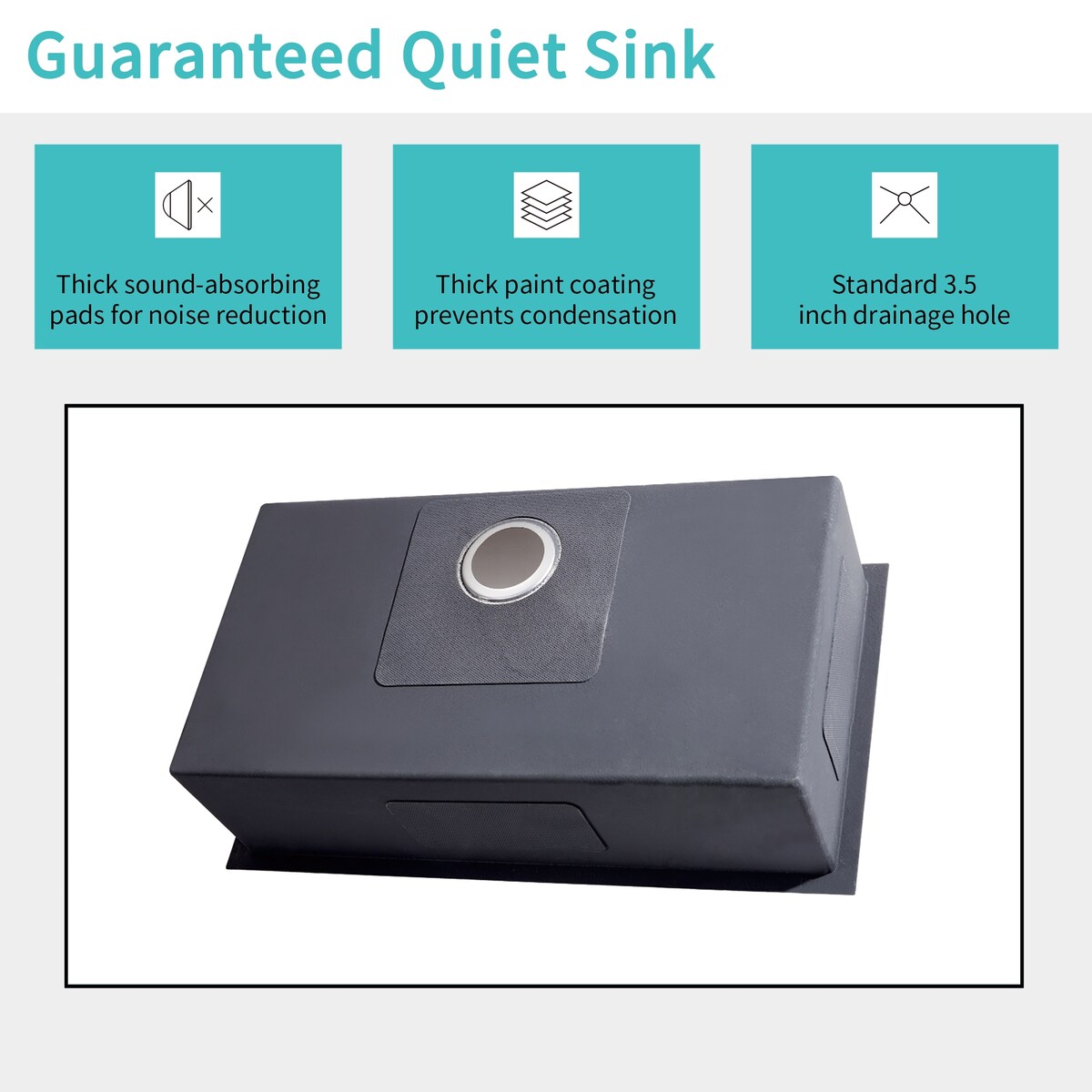 Double Bowl Undermount Stainless Steel Kitchen Sink with Faucet
