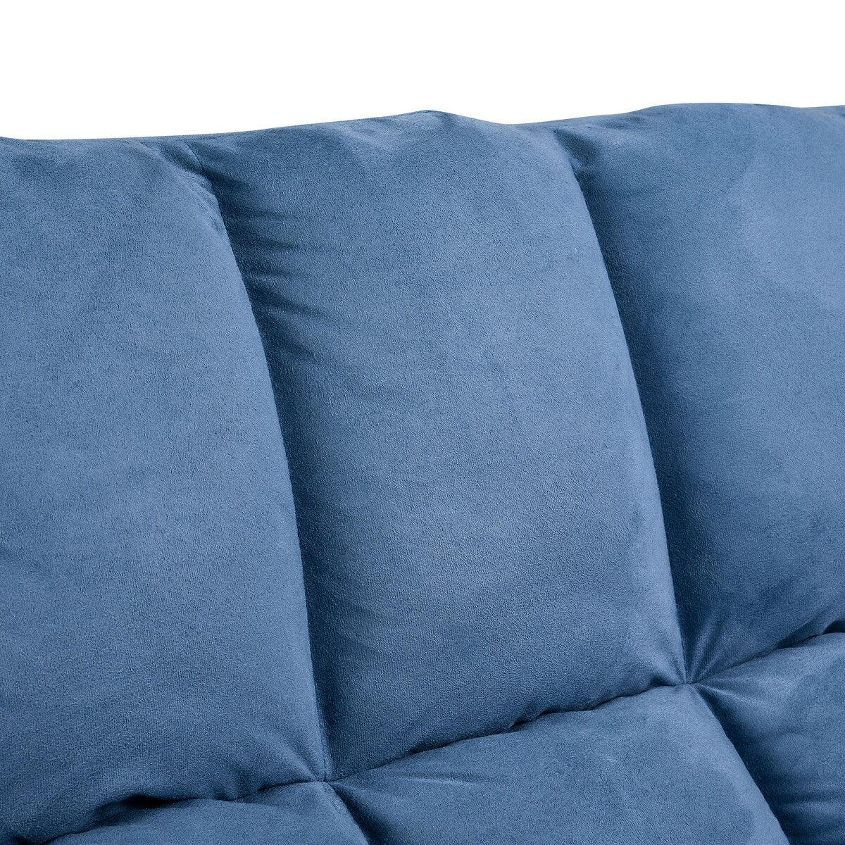 Double Chaise Lounge Sofa with Two Pillows for Living Room