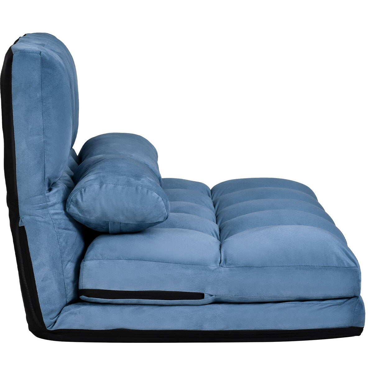 Double Chaise Lounge Sofa with Two Pillows for Living Room