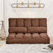 Double Chaise Lounge Sofa with Two Pillows for Living Room