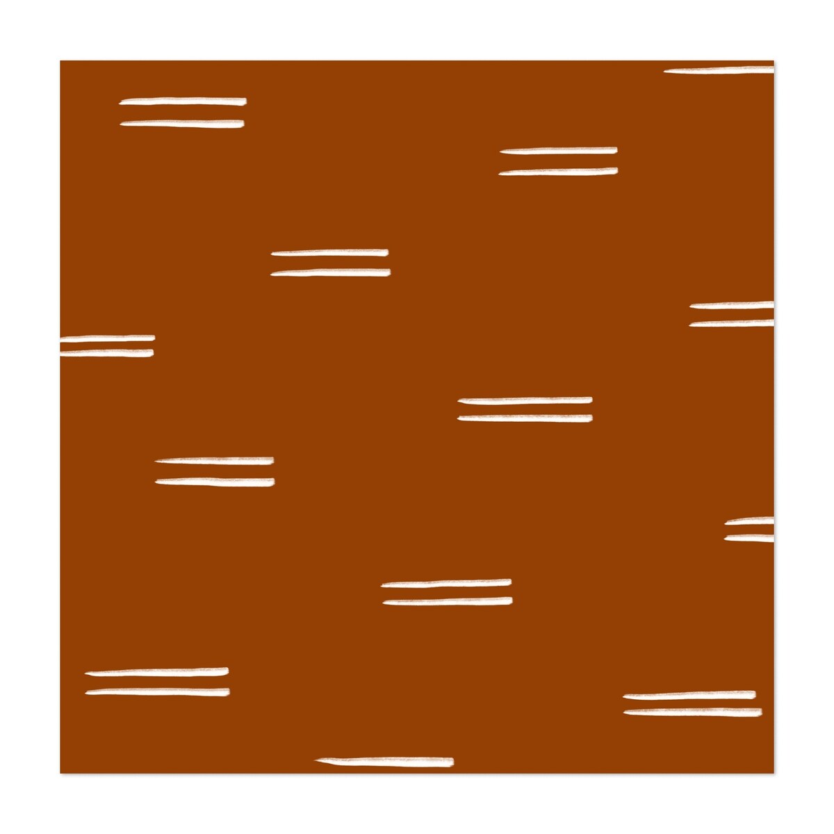 Double Lines Horizontal Illustrations Abstract Camel Art Print/Poster