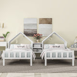 Double Twin Size Platform Bed