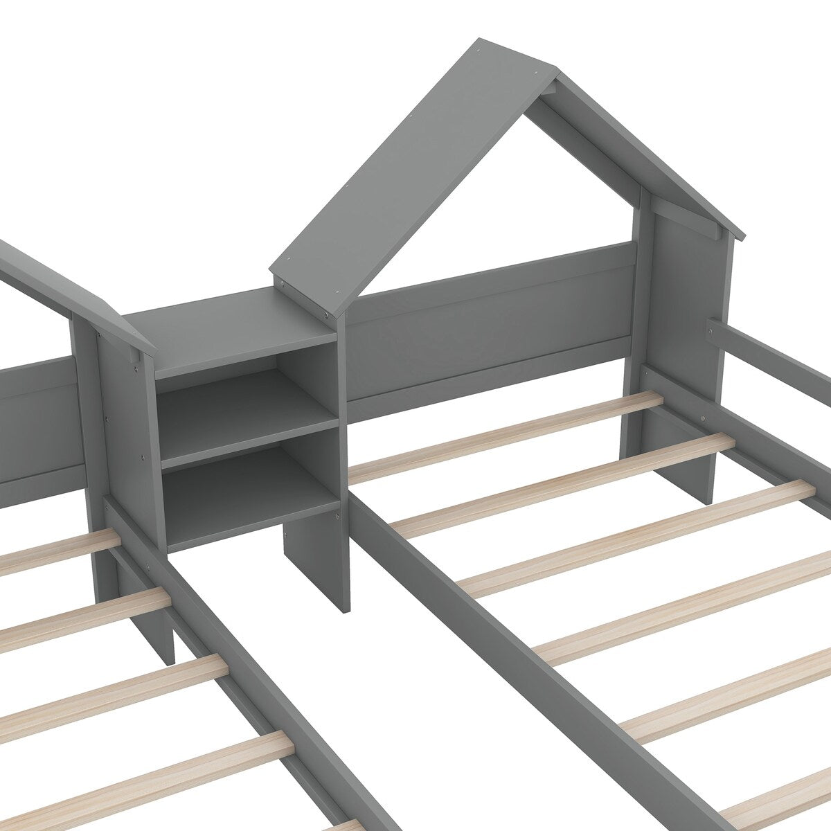 Double Twin Size Platform Bed
