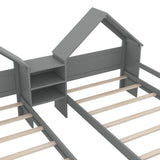 Double Twin Size Platform Bed