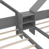 Double Twin Size Platform Bed