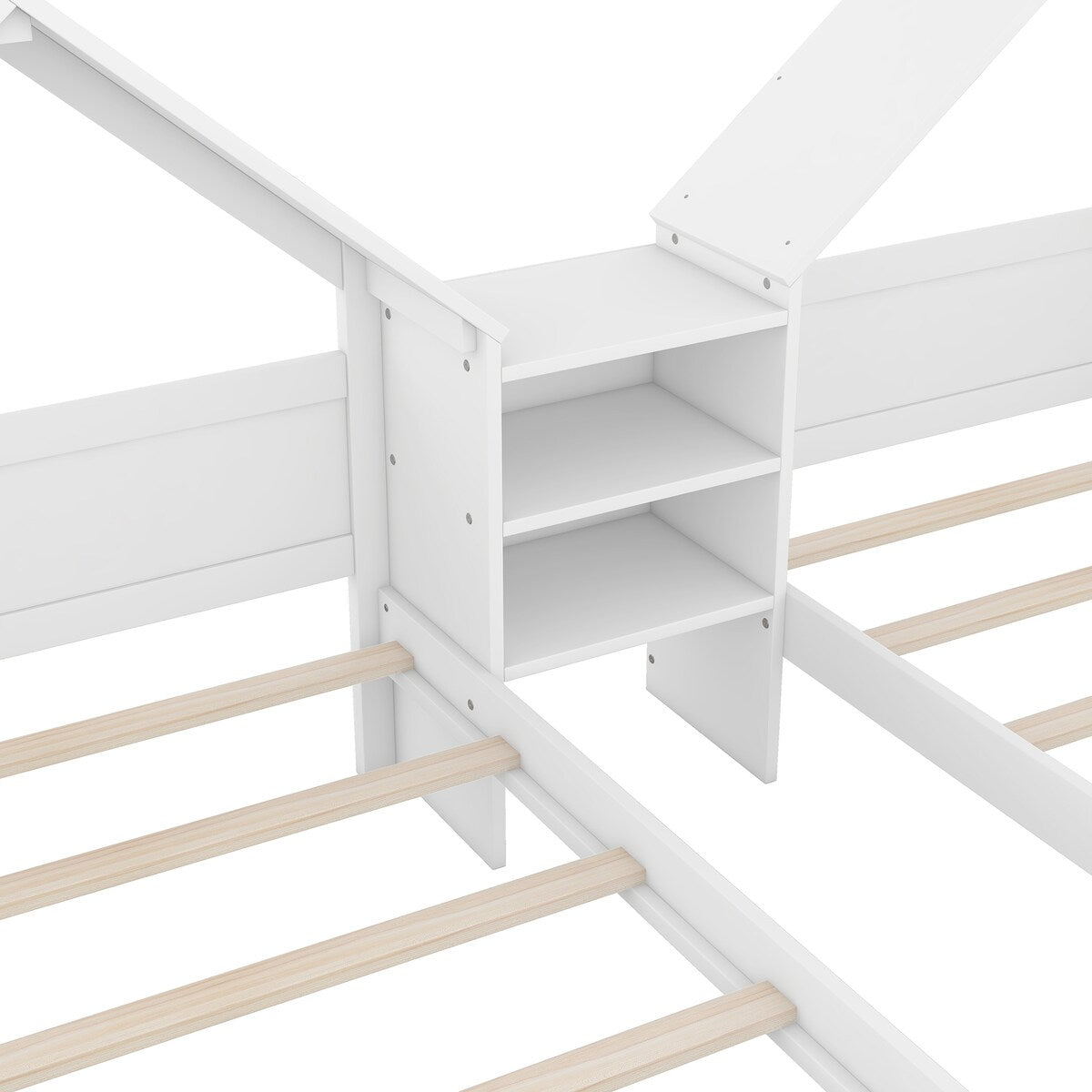 Double Twin Size Platform Bed