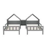 Double Twin Size Platform Bed