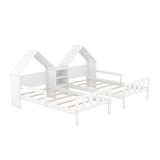 Double Twin Size Platform Bed