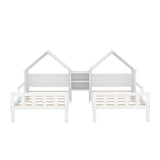 Double Twin Size Platform Bed