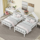 Double Twin Size Platform Bed