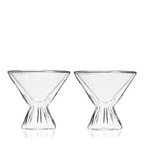 Double Walled Martini Glasses by Viski