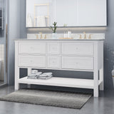 Douvier 60" Wood Bathroom Vanity (Counter Top Not Included) by Christopher Knight Home