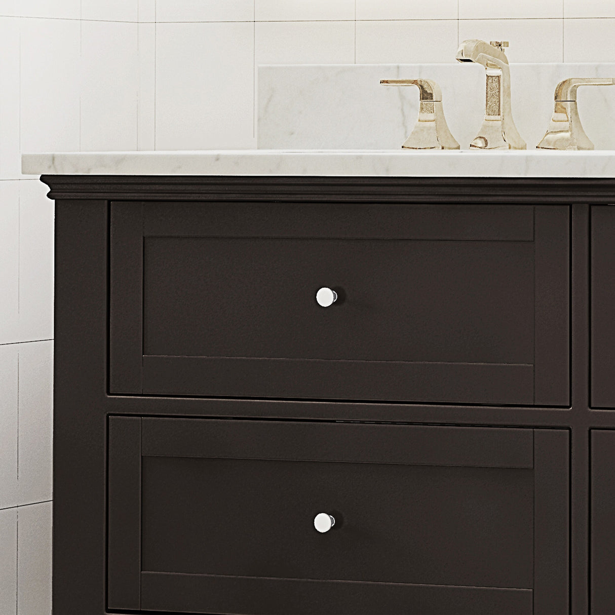 Douvier Wood Double Sink Bathroom Vanity by Christopher Knight Home