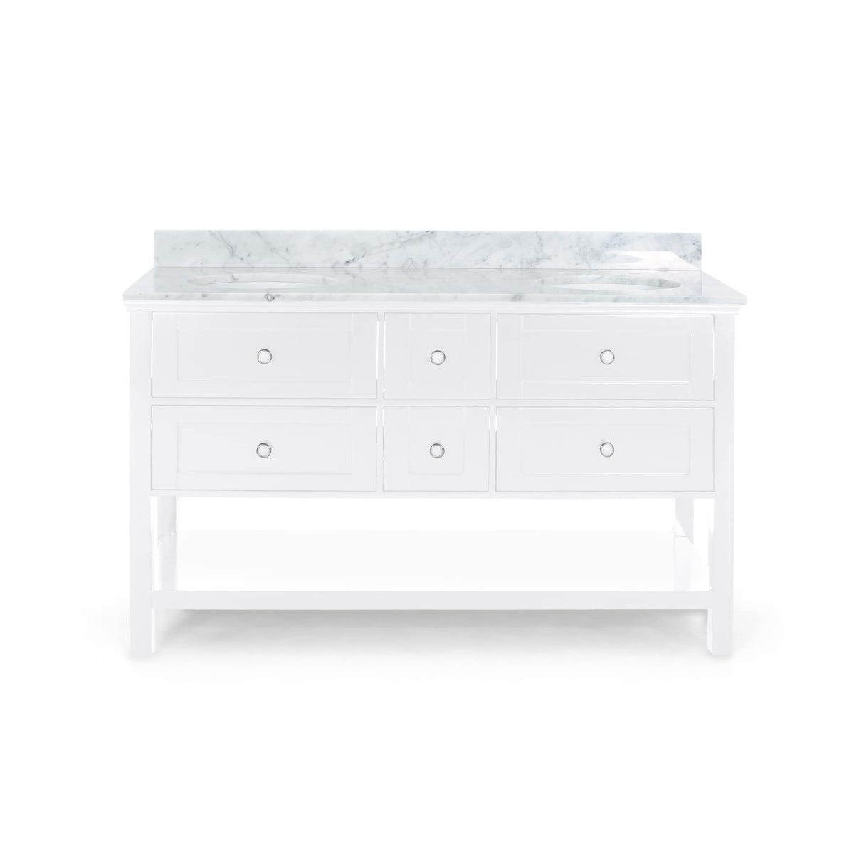 Douvier Wood Double Sink Bathroom Vanity by Christopher Knight Home