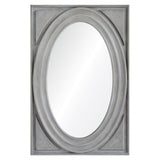 Dove Manor Framed Oval Wall Mirror
