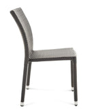 Dover Outdoor Wicker Aluminum Stacking Dining Chair (Set of 2) by Christopher Knight Home