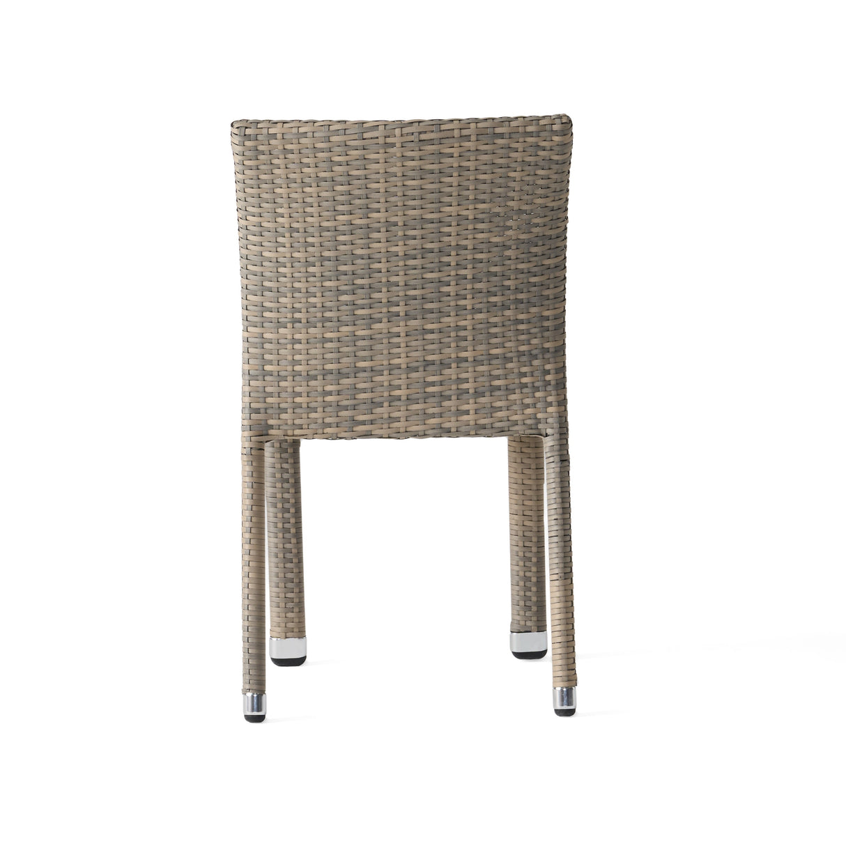Dover Outdoor Wicker Aluminum Stacking Dining Chair (Set of 2) by Christopher Knight Home