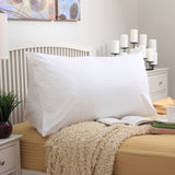 Down Alternative Reading Wedge Pillow - White