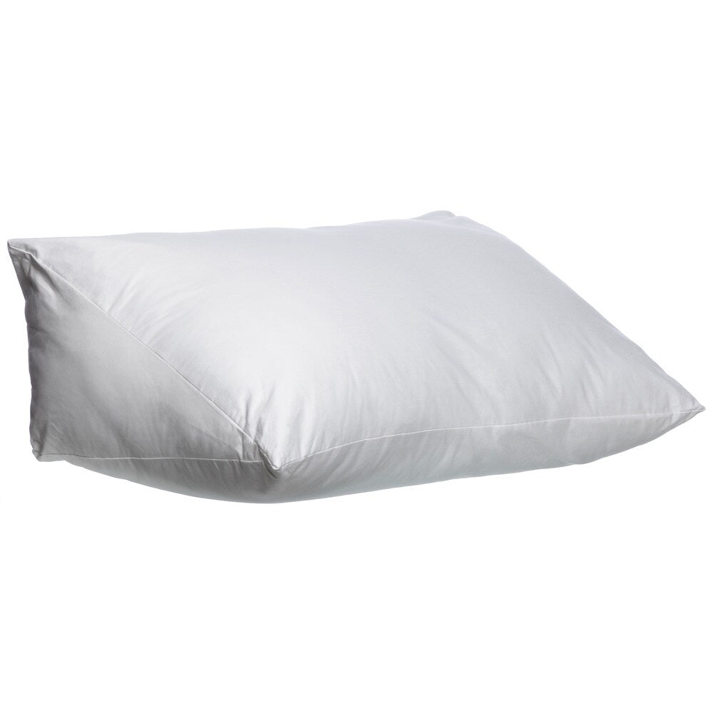Down Alternative Reading Wedge Pillow - White