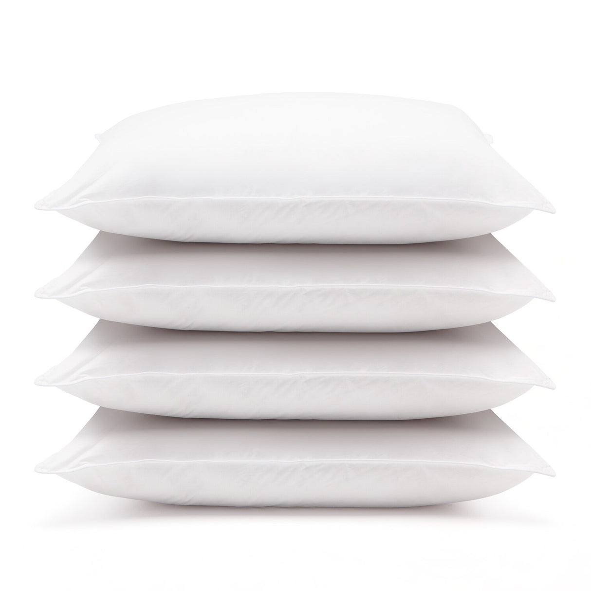 Down Alternative Soft Bulk Pillow 4 Pack by DOWNLITE® (Hypoallergenic) Std/Queen Size