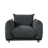 Down-Filled Oversized Accent Armchair
