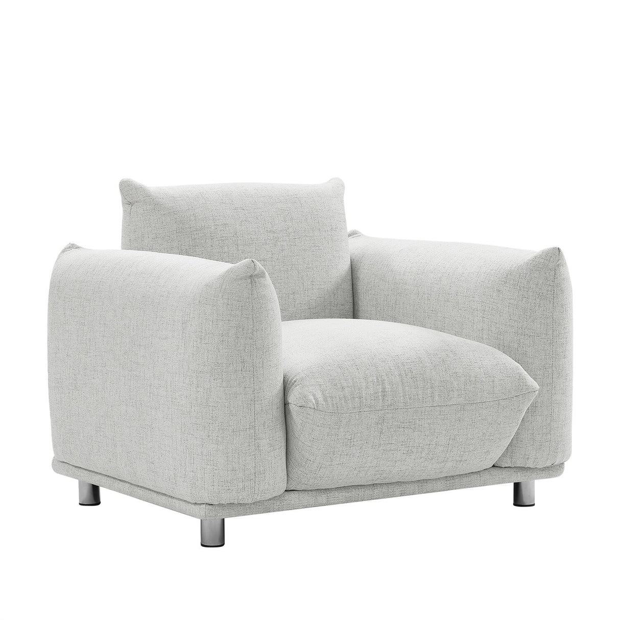 Down-Filled Oversized Accent Armchair