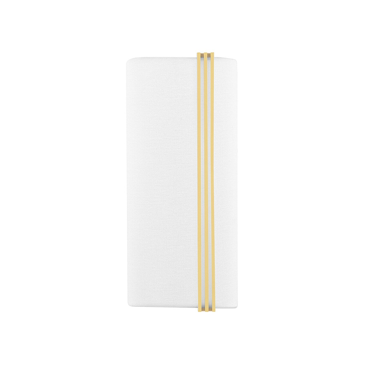 Downing 2-Light LED Wall Sconce with White Shade/Diffuser