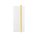 Downing 2-Light LED Wall Sconce with White Shade/Diffuser