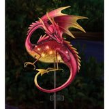 Dragon Solar Stake - Red