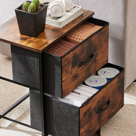 Drawers Dresser Chest of Drawers Metal Frame and Wood Top