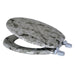 Dream Bath Heavy Duty Round Toilet Seat with non-slip seat and quick-attach easy install hardware