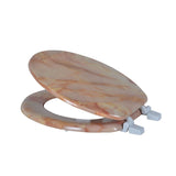 Dream Bath Heavy Duty Round Toilet Seat with non-slip seat and quick-attach easy install hardware