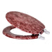 Dream Bath Heavy Duty Round Toilet Seat with non-slip seat and quick-attach easy install hardware