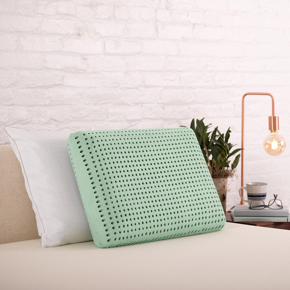 Authentic Comfort Green Tea Ventilated Memory Foam Pillow