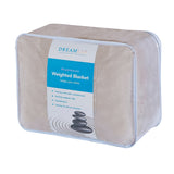 DreamLab Acupressure 48x72 Weighted Blanket with Removable Cover