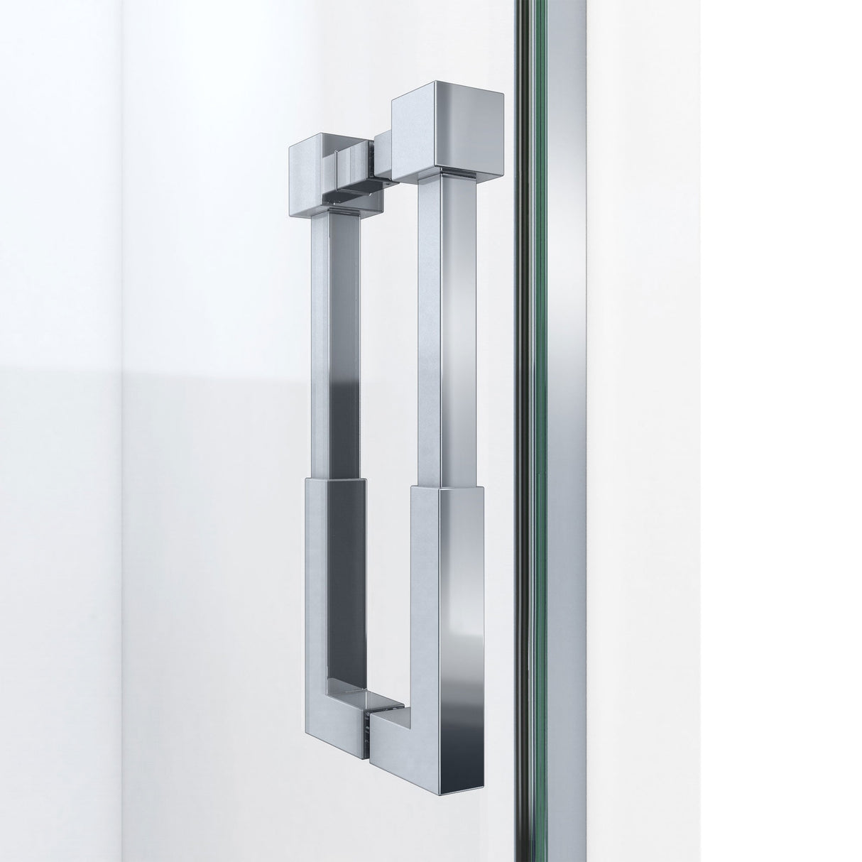 DreamLine Ascend 42 1/2-43 1/2 in. W x 72 in. H Frameless Pivot Shower Door in Satin Black