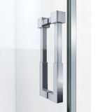 DreamLine Ascend 42 1/2-43 1/2 in. W x 72 in. H Frameless Pivot Shower Door in Satin Black